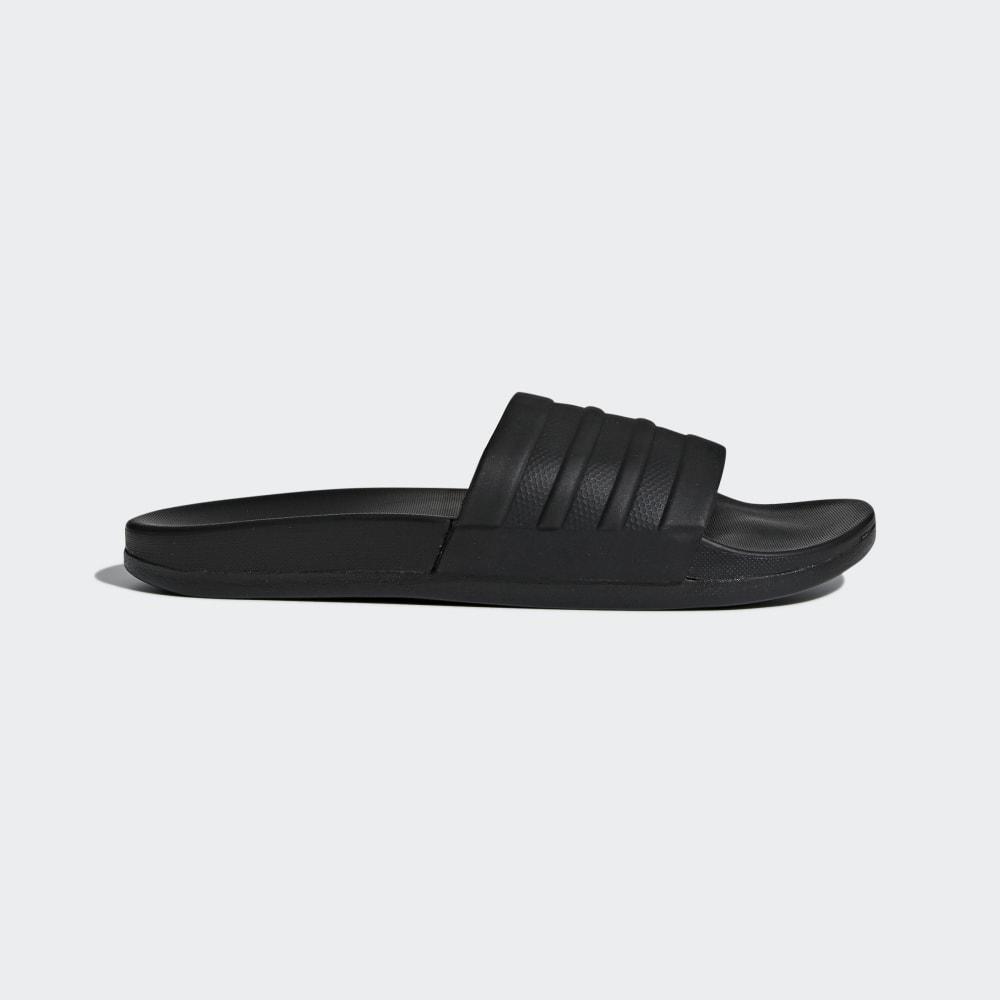 Papuci Adidas Adilette Comfort Dama Romania - Negrii/Negrii BB1095